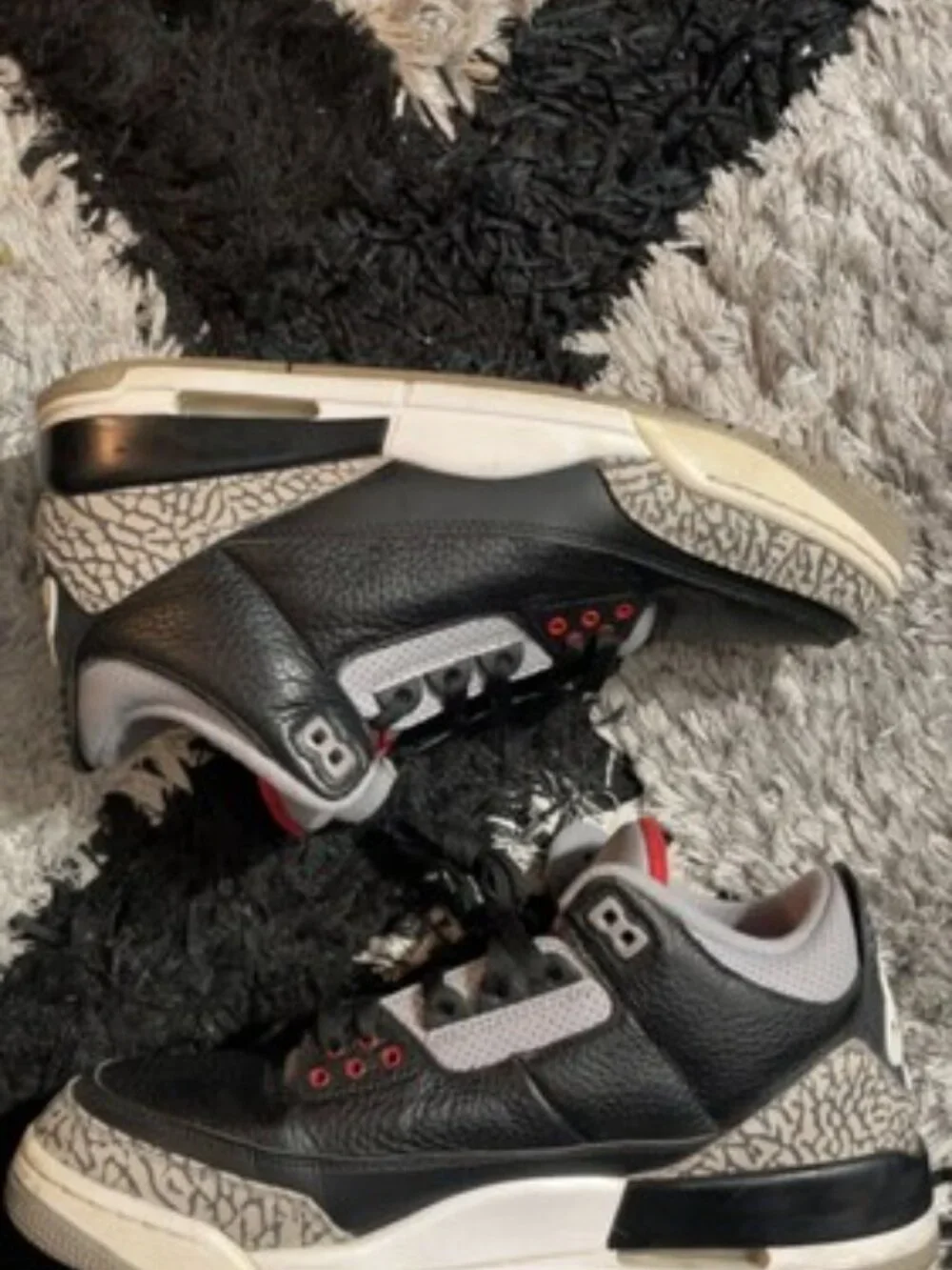 Air Jordan 3 Retro OG Black Cement 2018 Size 10